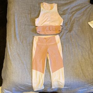 Outdoor Voices Crop top and Legging set